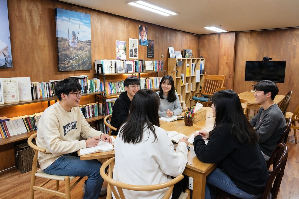 교습소 내부 모습(사진 속 인물은 AI로 생성한 이미지입니다)